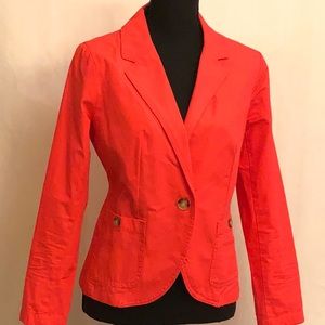 Liz Claiborne Cropped Women’s Blazer - Coral